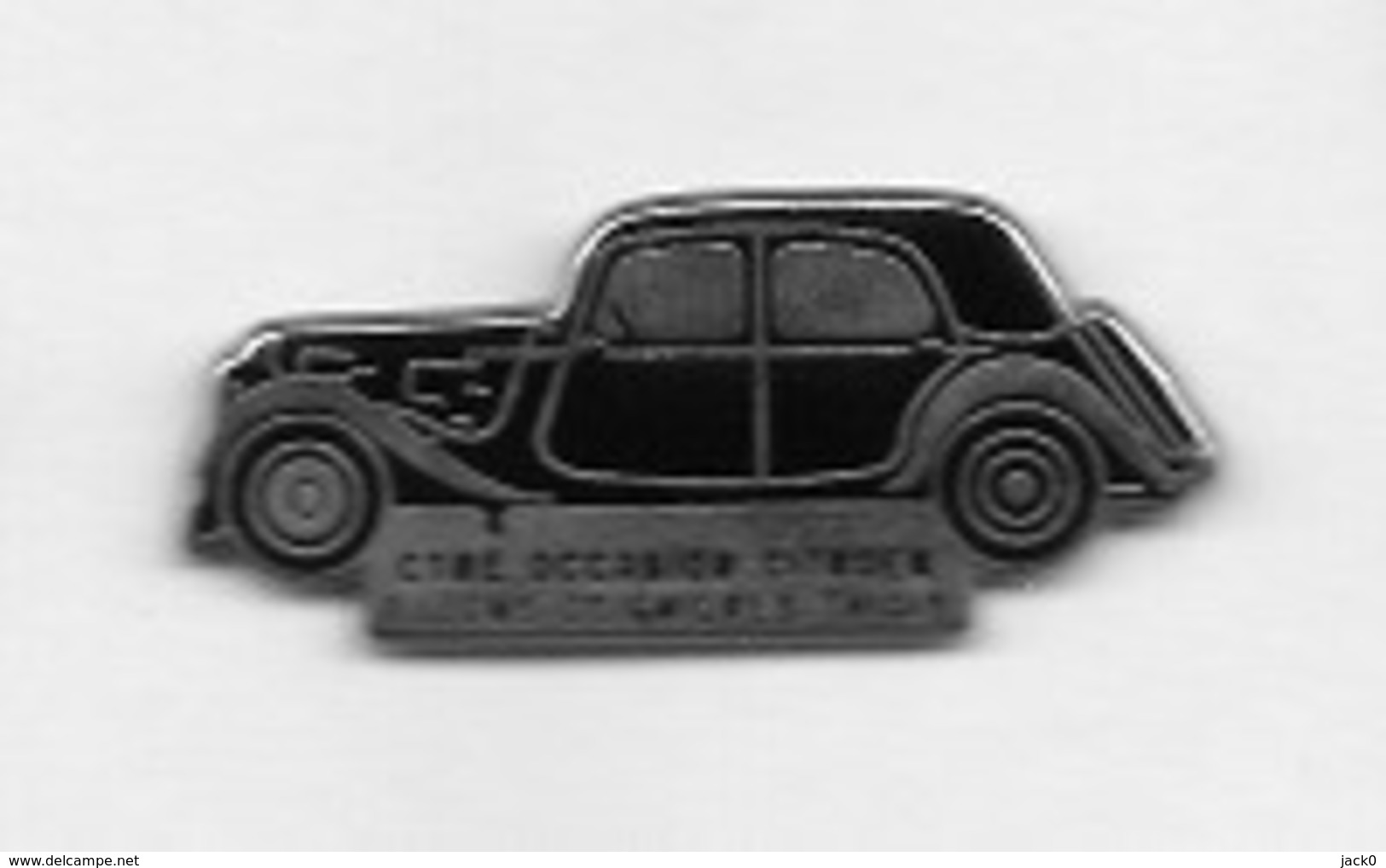 Pin' S  Villes, Automobile CITROËN  Traction  Noire  C T R E  OCCASIONS  CITROËN, BEZONS, COIGNIERES , THIAIS - Citroën