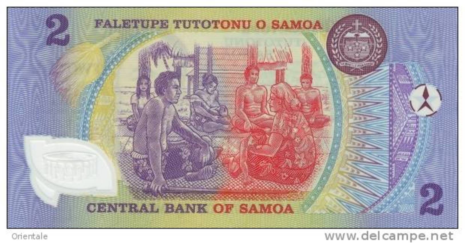 SAMOA P. 31e 2 T 1990 UNC - Samoa