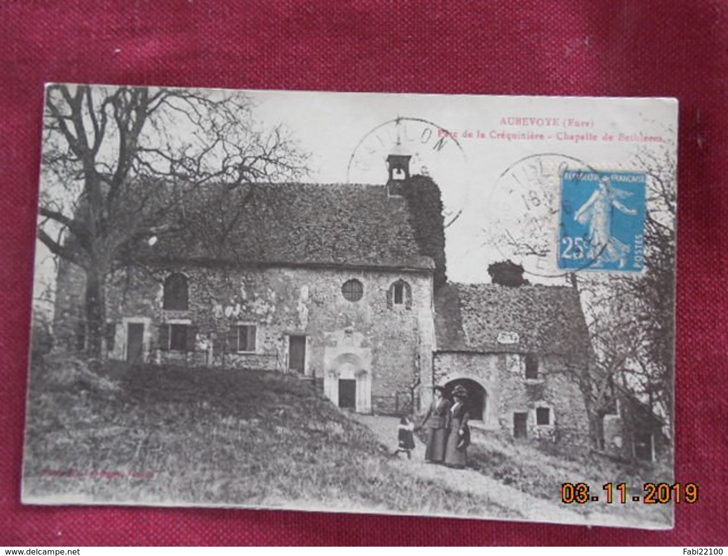 CPA - Aubevoye - Parc De La Créquinière - Chapelle De Bethléem - Aubevoye