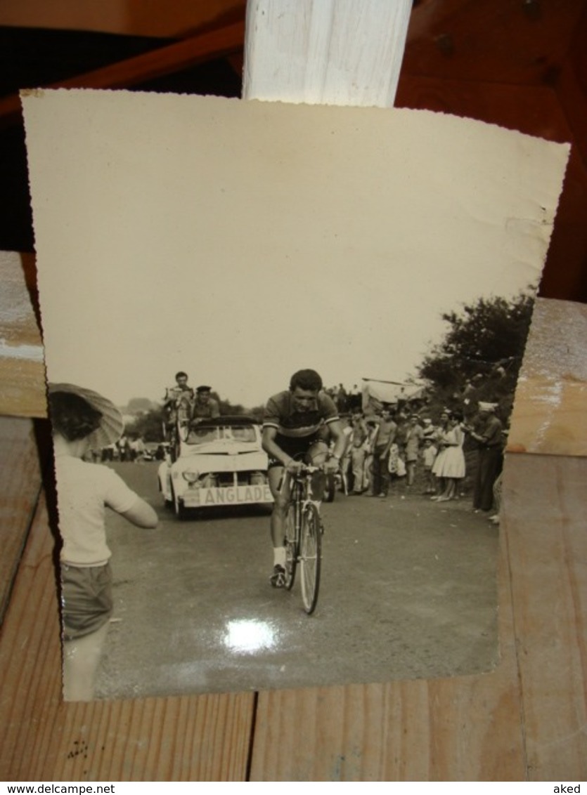 Belle Photo Originale Du Cycliste Henri ANGLADE TOUR DE FRANCE 50's - Radsport