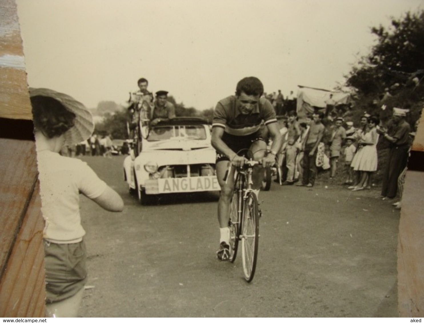 Belle Photo Originale Du Cycliste Henri ANGLADE TOUR DE FRANCE 50's - Radsport