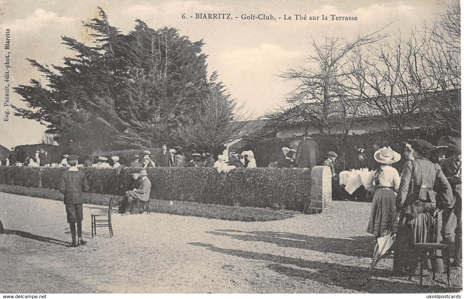 CPA 64 - BIARRITZ, Golf Club, Le Thé Sur La Terrasse - Biarritz