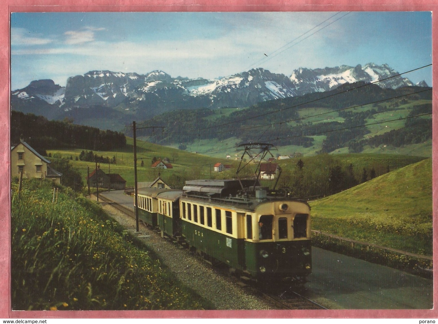 St.Gallen-Gais-Appenzell-Altstätten Bahn (SGA) Ca. 1965 - Schweiz / Suisse - Trains