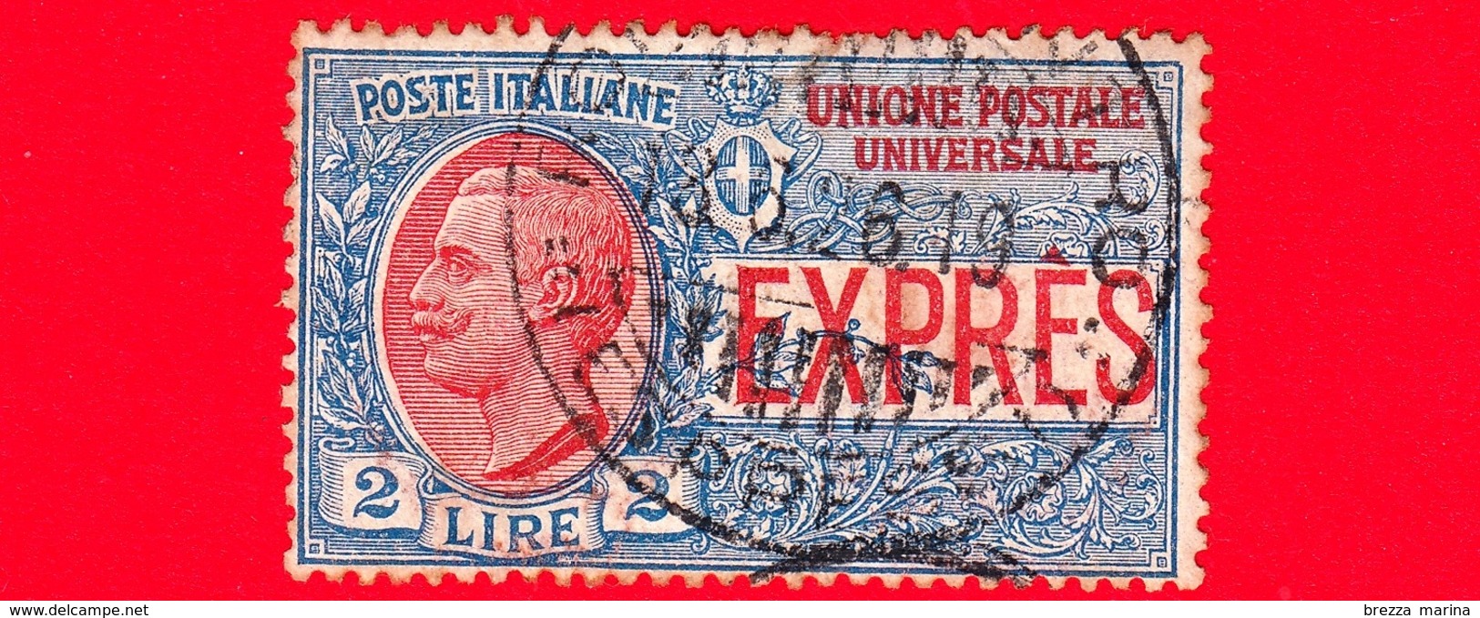 ITALIA - REGNO - Usato - 1925-1926 - Espresso - ESPRESSI - Vittorio Emanuele III Entro Un Ovale - 2 L. - Eilsendung (Eilpost)