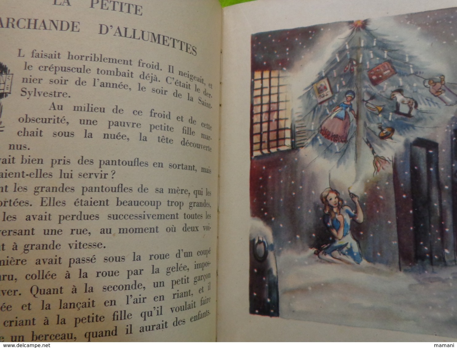 LA PETITE SIRENE et autres contes CONTE D'ANDERSEN 1947 -ce que fait le vieux est bien-la petite marchande d'allu