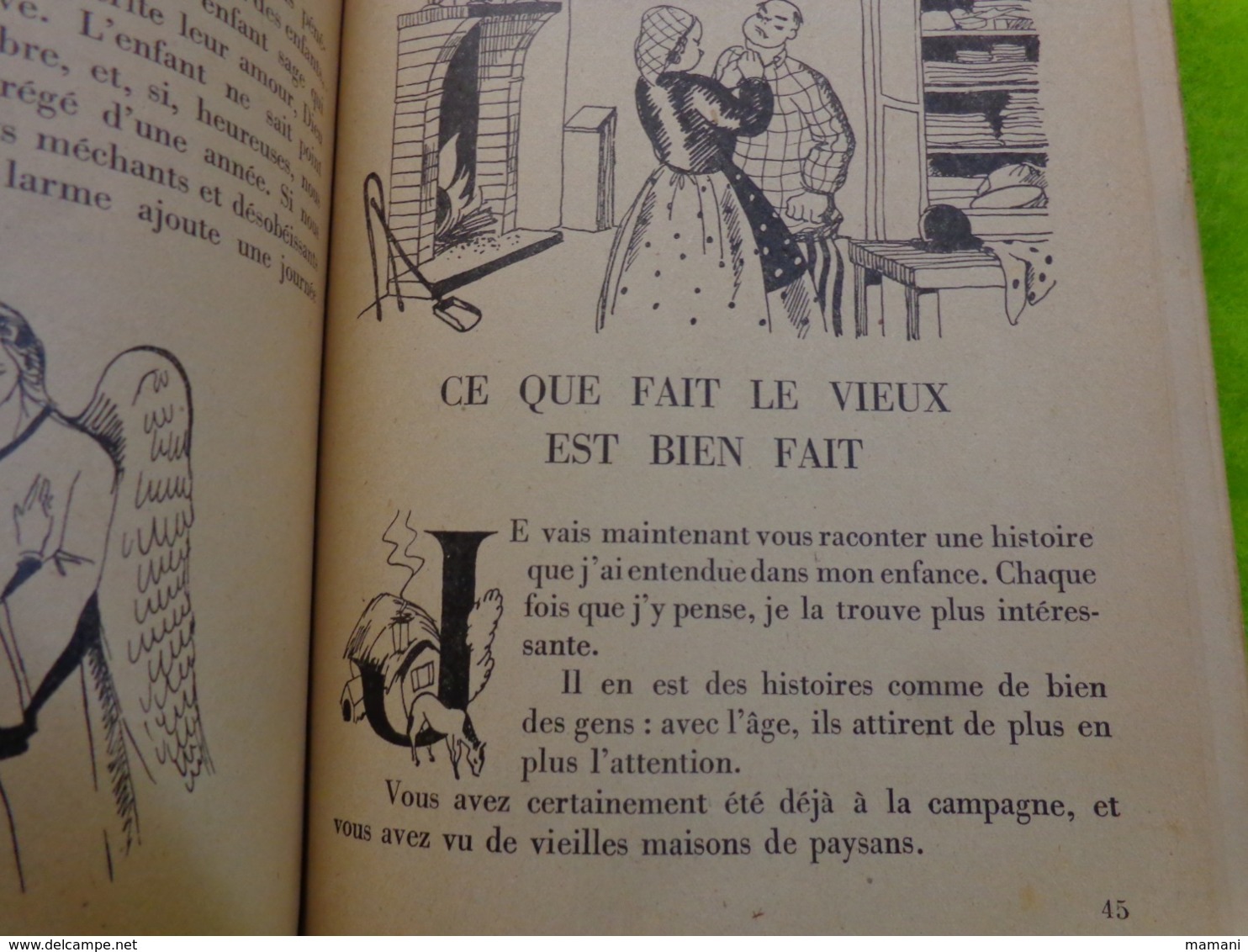 LA PETITE SIRENE et autres contes CONTE D'ANDERSEN 1947 -ce que fait le vieux est bien-la petite marchande d'allu