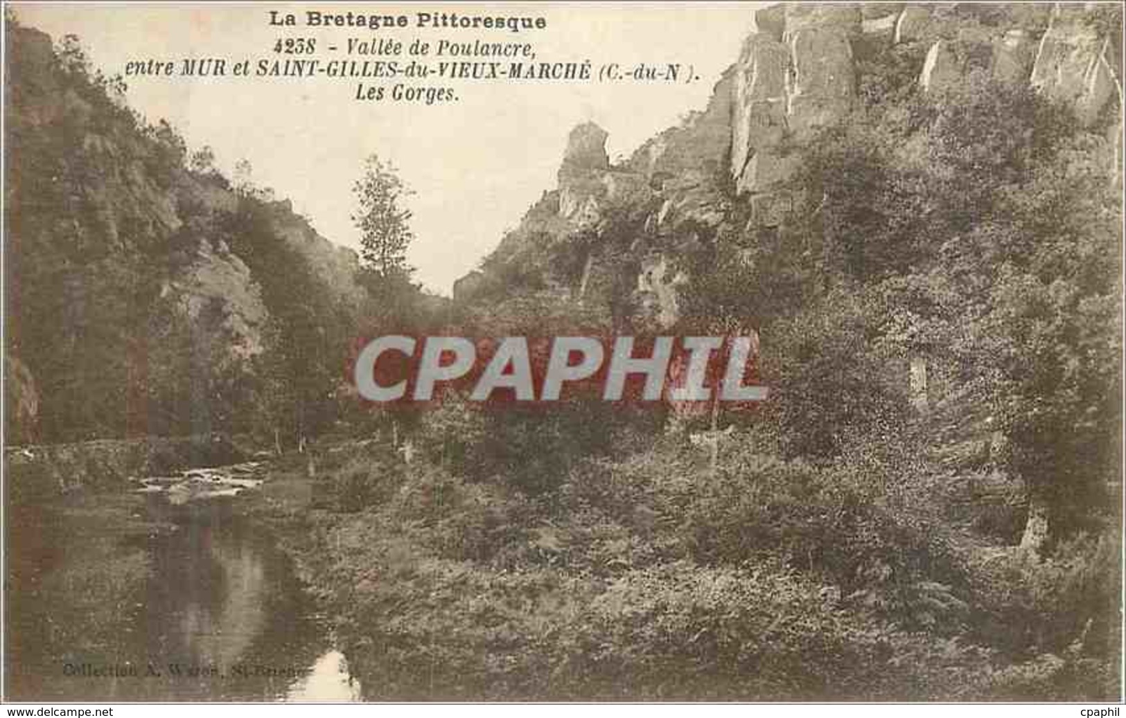 CPA Vallee De Poulancre Entre Mur Et Saint Gilles Du Vieux Marche (C Du N) Les Gorges La Bretagne Pi - Saint-Gilles-Vieux-Marché