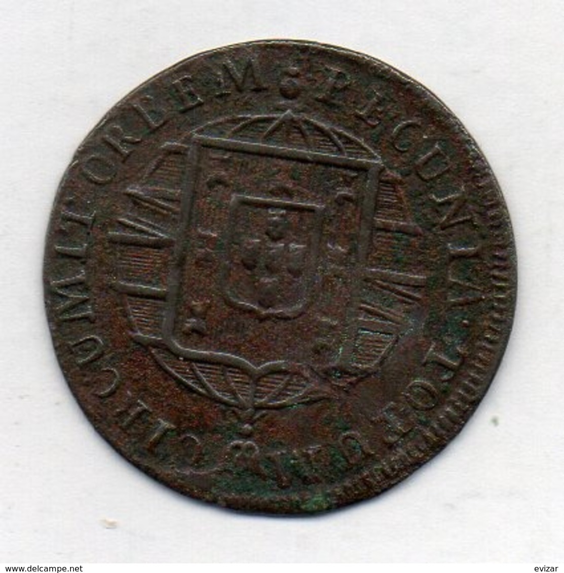 BRAZIL, 20 Reis, 1821 R, Copper, KM #316.1 - Brazil