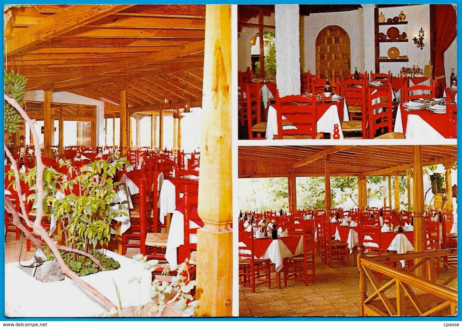 CPM Espagne Spain Espana ISLAS CANARIAS - Restaurante LAS ROSAS La Gomera ** Multivues - Gomera