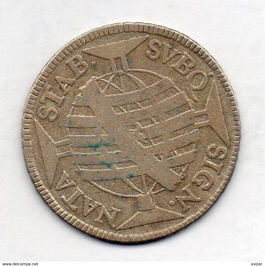 BRAZIL, 300 Reis, 1755 R, Silver, KM #186 - Brasil