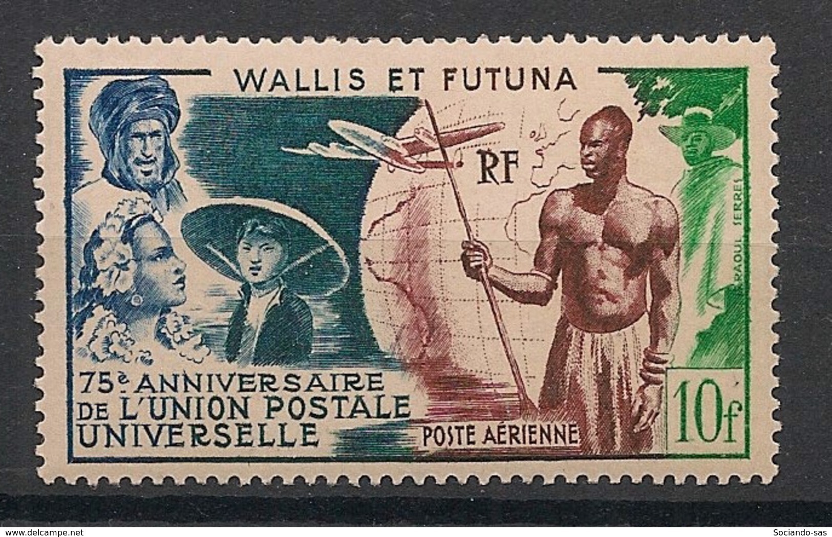 Wallis Et Futuna - 1949 - Poste Aérienne PA N°Yv. 11 - UPU - Neuf Luxe ** / MNH / Postfrisch - Ungebraucht