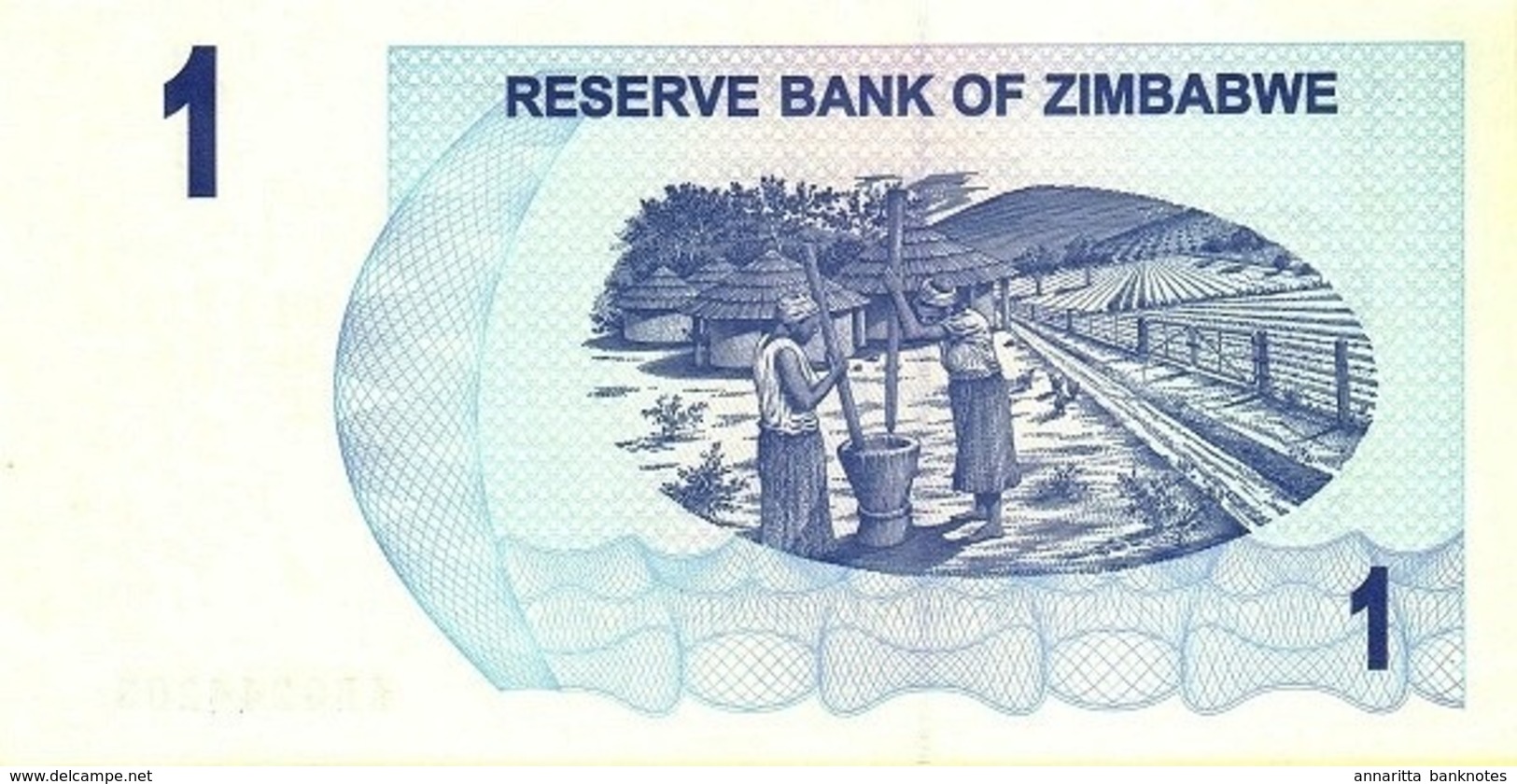 ZIMBABWE 1 DOLLAR 2006 P-37a UNC [ZW128a] - Zimbabwe