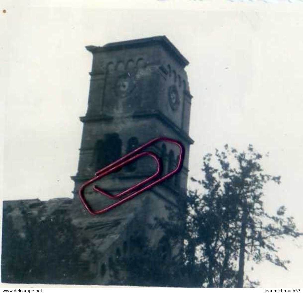 Basse Yutz L Eglise Detruite  1945 - Thionville