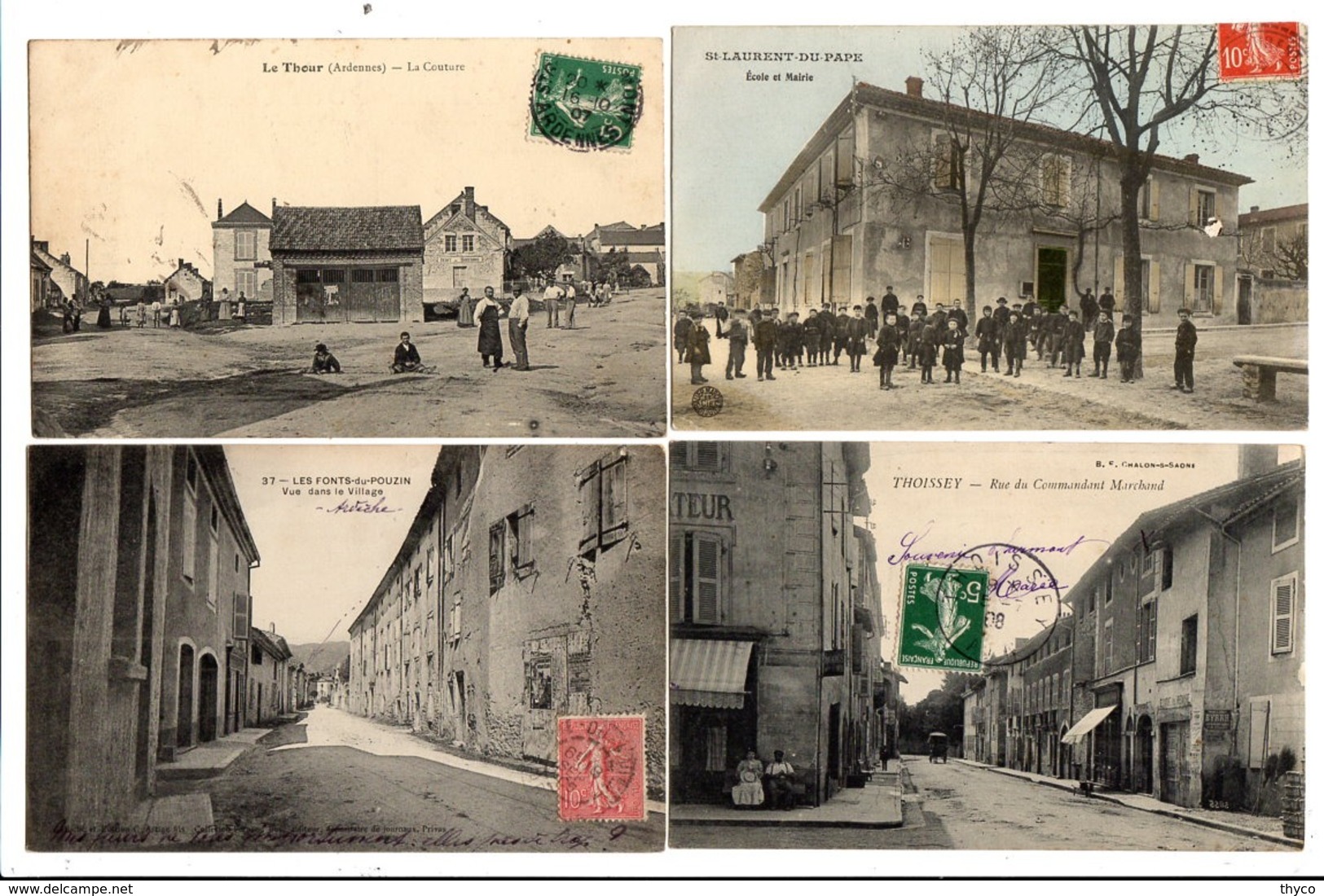 LOT DE 200 CARTES POSTALES ANCIENNES ET SEMI MODERNES