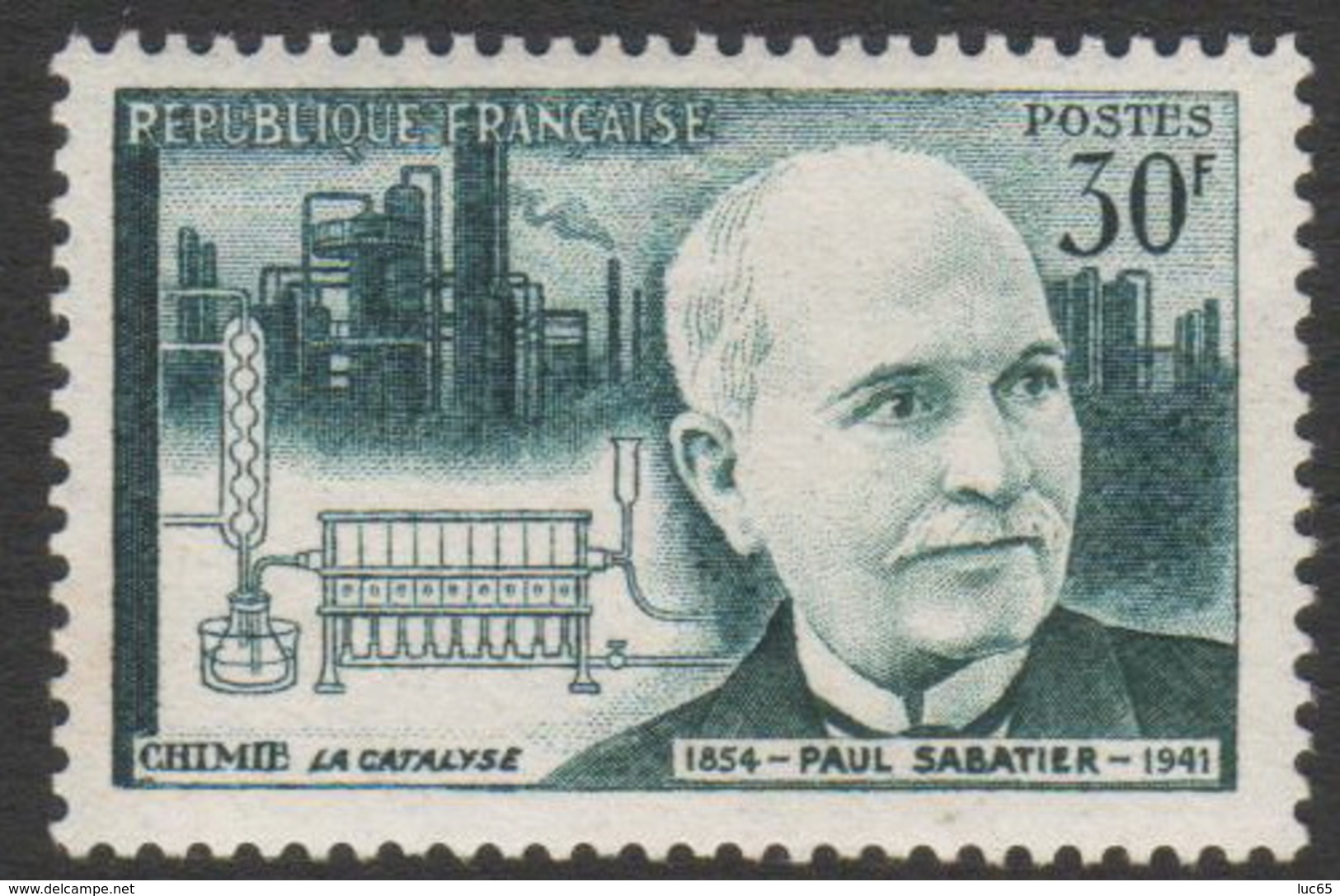 France Neuf Sans Charnière 1956 Célébrité Paul Sabatier Sciences Chimie   YT 1058 - Nuevos