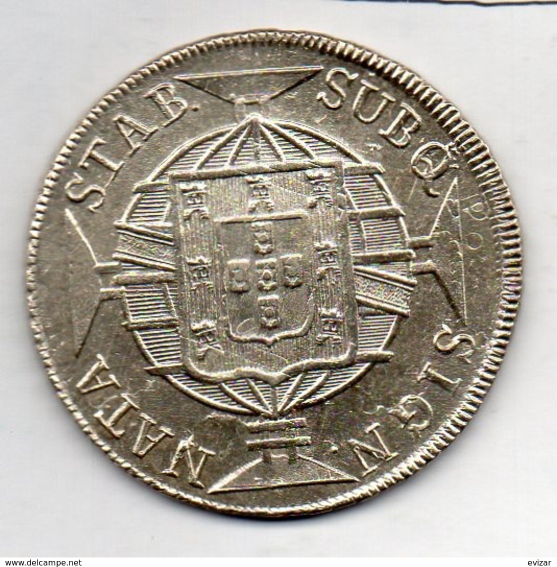 BRAZIL, 960 Reis, 1820 R, Silver, KM #326.1 - Brasilien