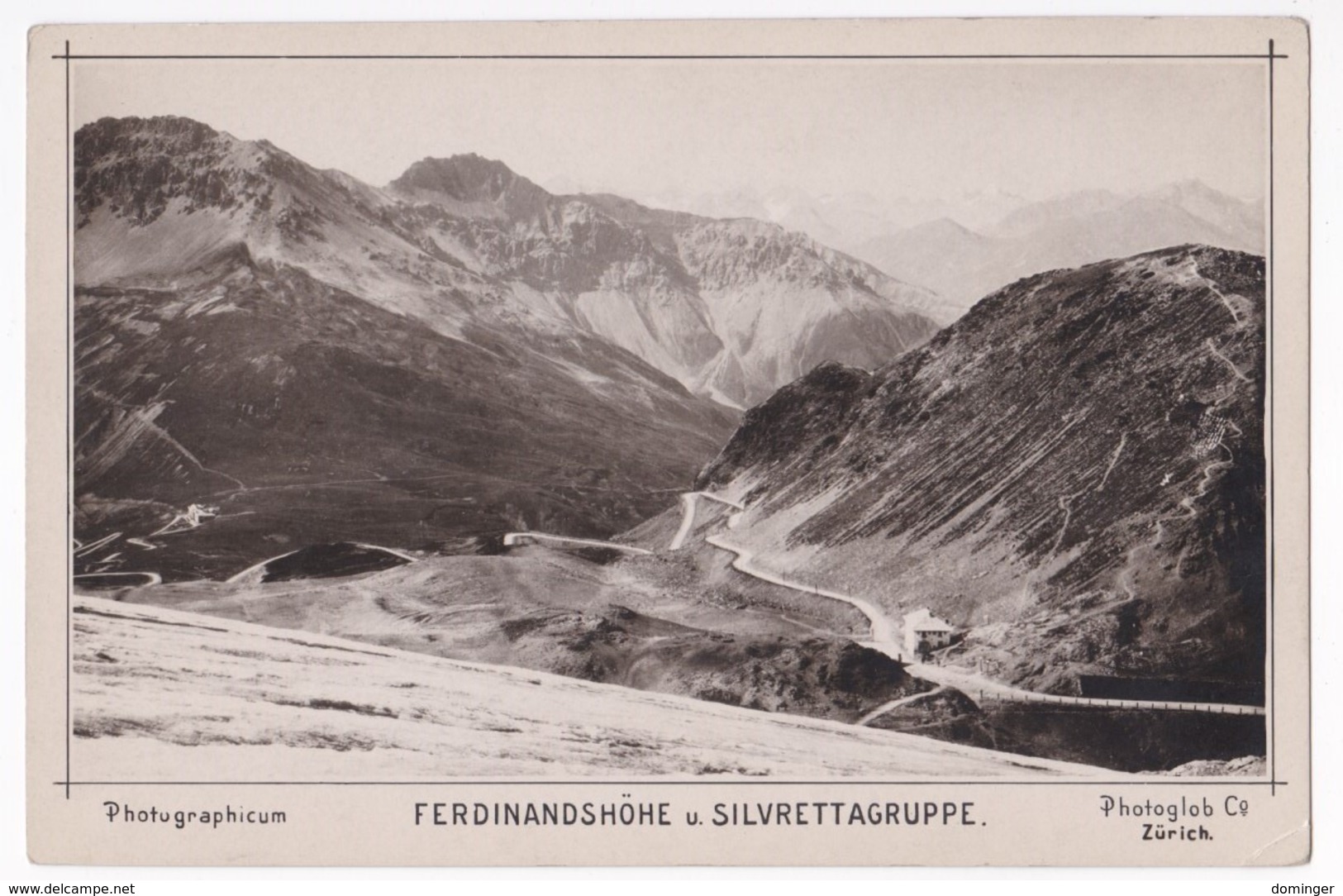 Österreich Südtirol Original Foto !!!  Ca.1910   15X10 Cm   - Ferdinandshöhe U. Silvrettagruppe - Other & Unclassified