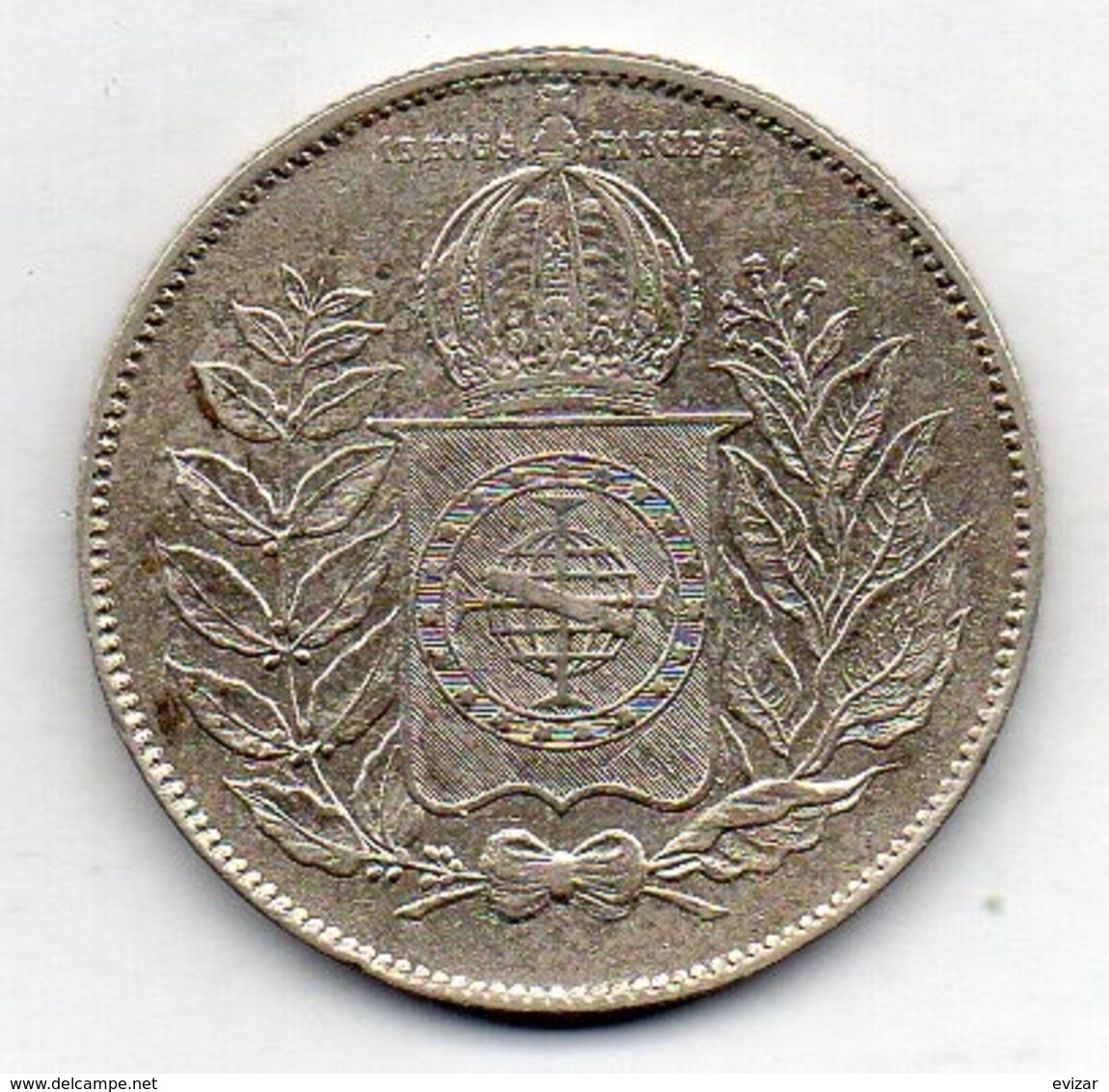 BRAZIL, 1000 Reis, 1850, Silver, KM #459 - Brasil