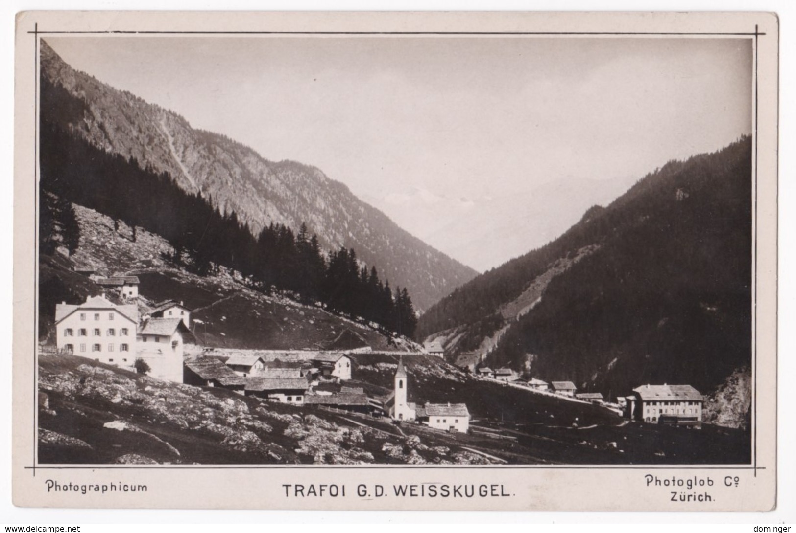 Österreich Südtirol Original Foto !!!  Ca.1910   15X10 Cm   - Trafou G.D. Weisskugel - Altri & Non Classificati