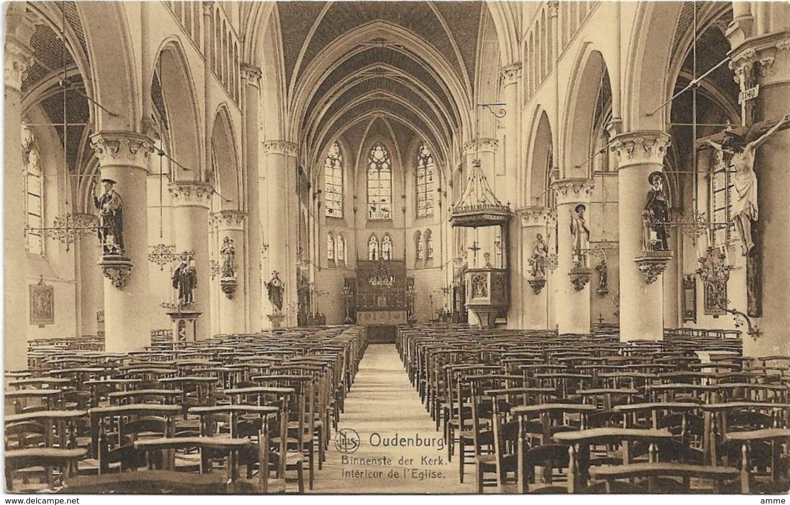 Oudenburg  *  Binnenste Der Kerk - Intérieur De L'Eglise - Oudenburg