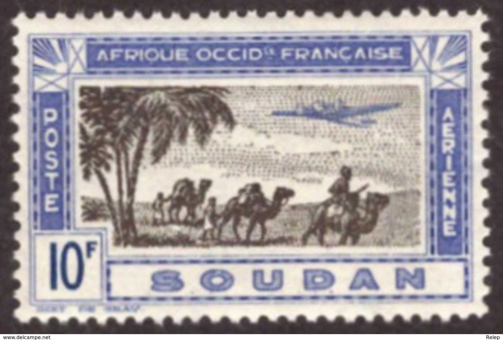 Soudan /Sudão   1942 -  Airmail - Airplane  10F  #Cond. MNH - Nuevos