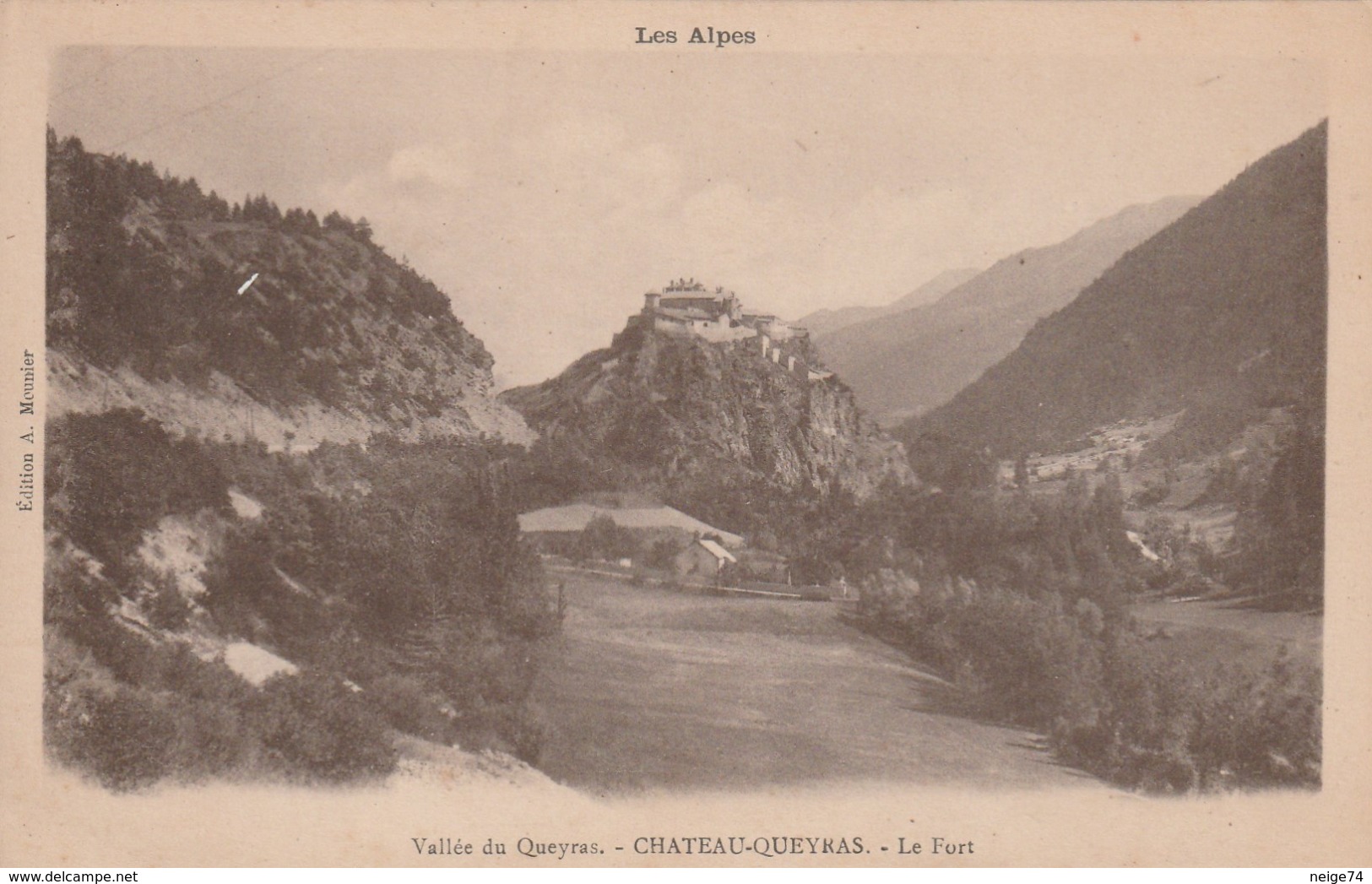 Carte Postale Ancienne Des Hautes-Alpes - Château Queyras - Le Fort - Autres & Non Classés