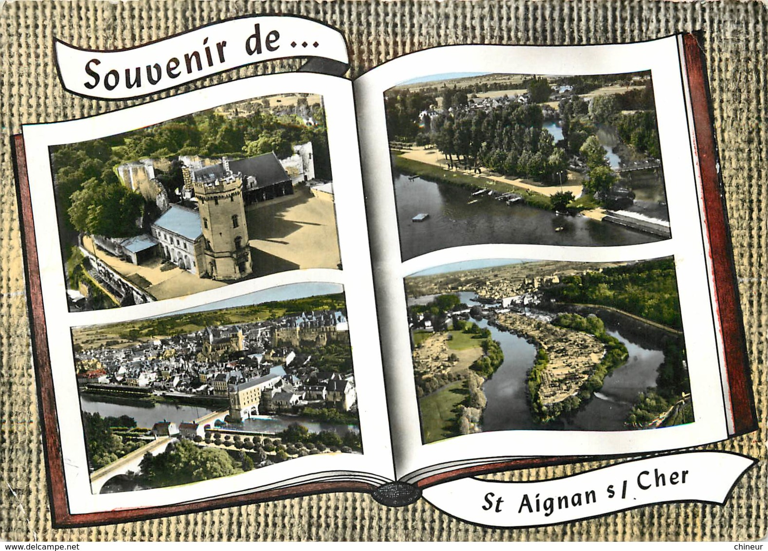 SAINT AIGNAN SUR CHER CARTE MULTIVUES - Saint Aignan