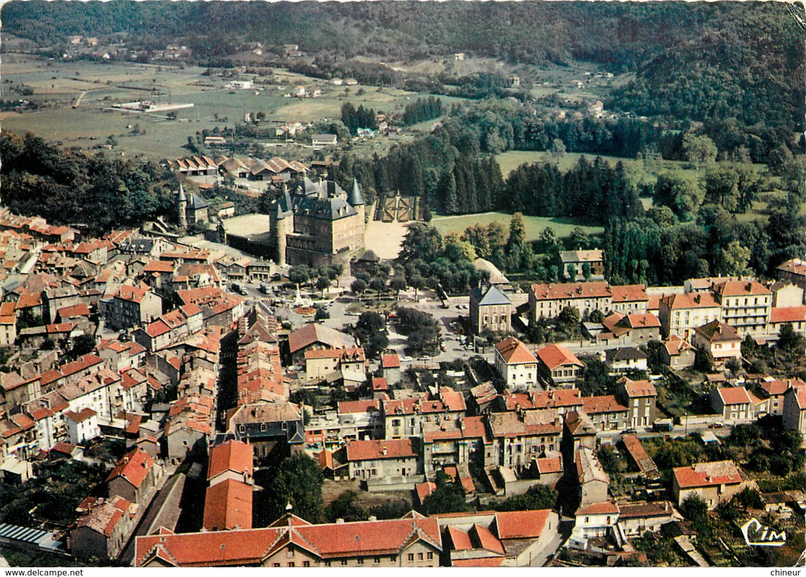 VIZILLE VUE GENERALE AERIENNE - Vizille