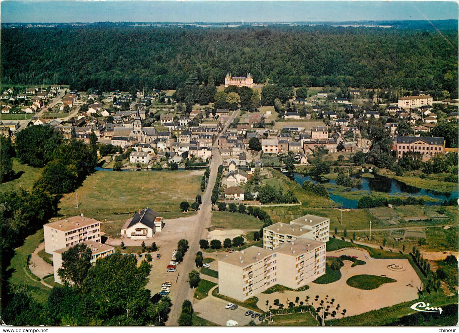 SERQUIGNY  VUE GENERALE AERIENNE - Serquigny