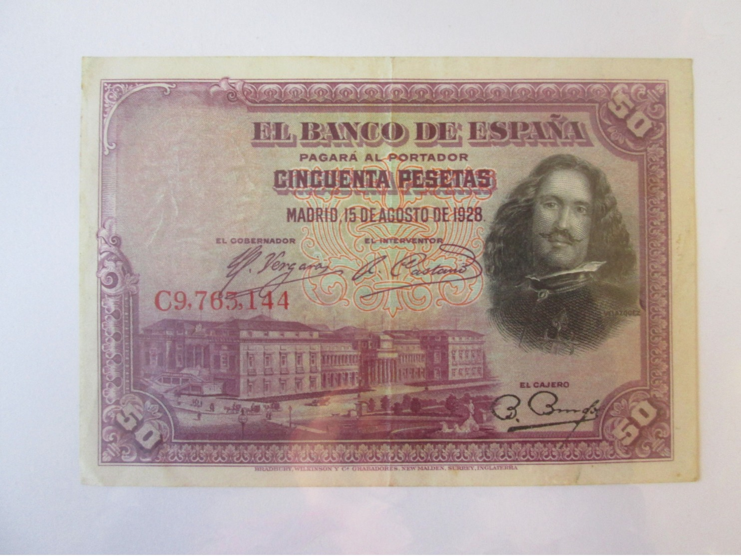Spain 50 Pesetas 1928 Banknote - 50 Pesetas