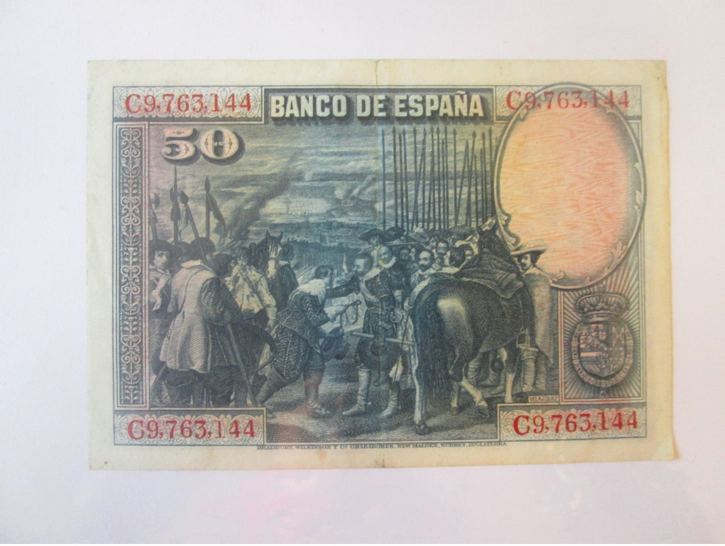 Spain 50 Pesetas 1928 Banknote - 50 Pesetas