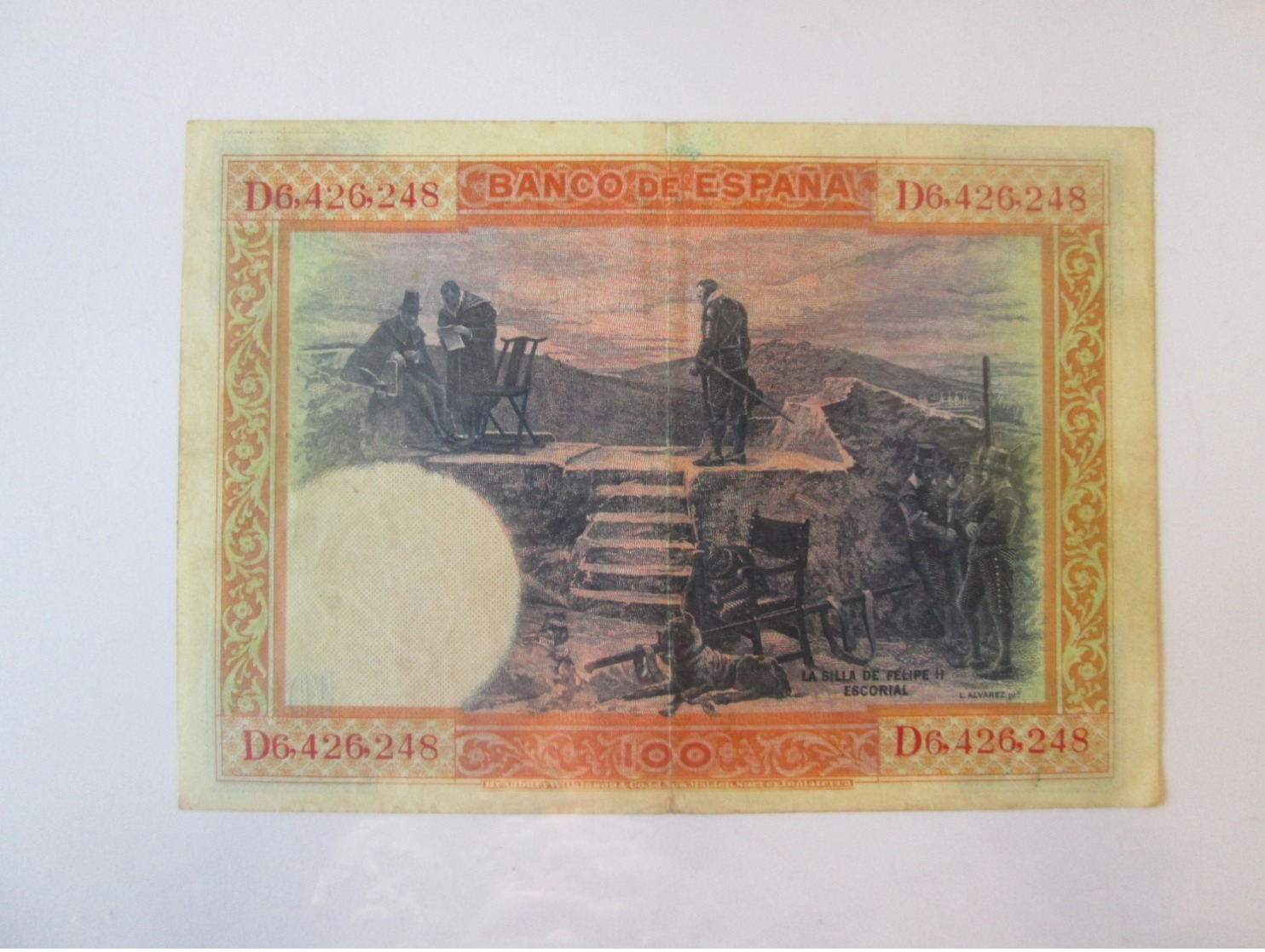 Spain 100 Pesetas 1925 Banknote - 100 Pesetas