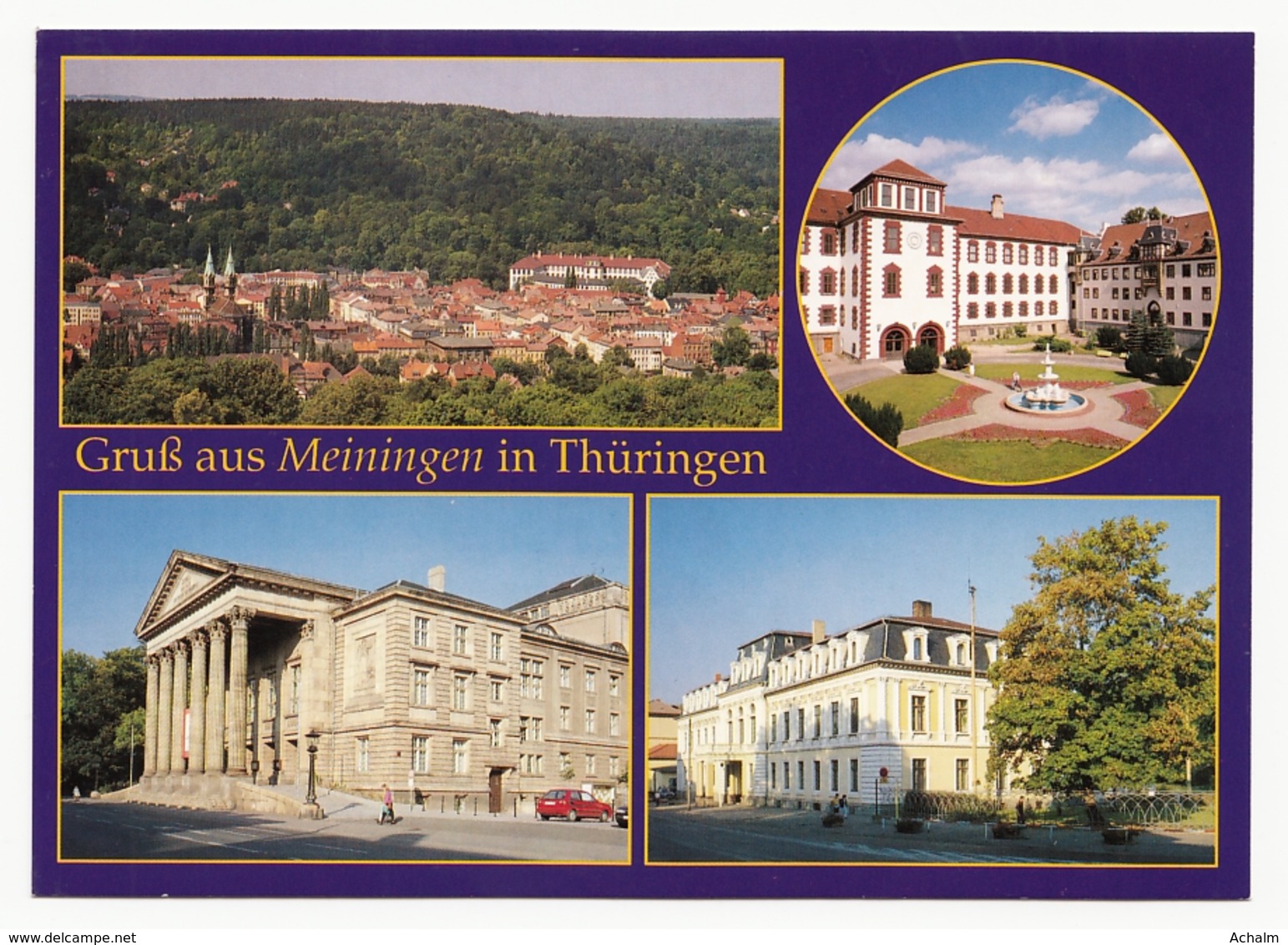 Gruss Aus Meiningen In Thüringen - 4 Ansichten - Meiningen