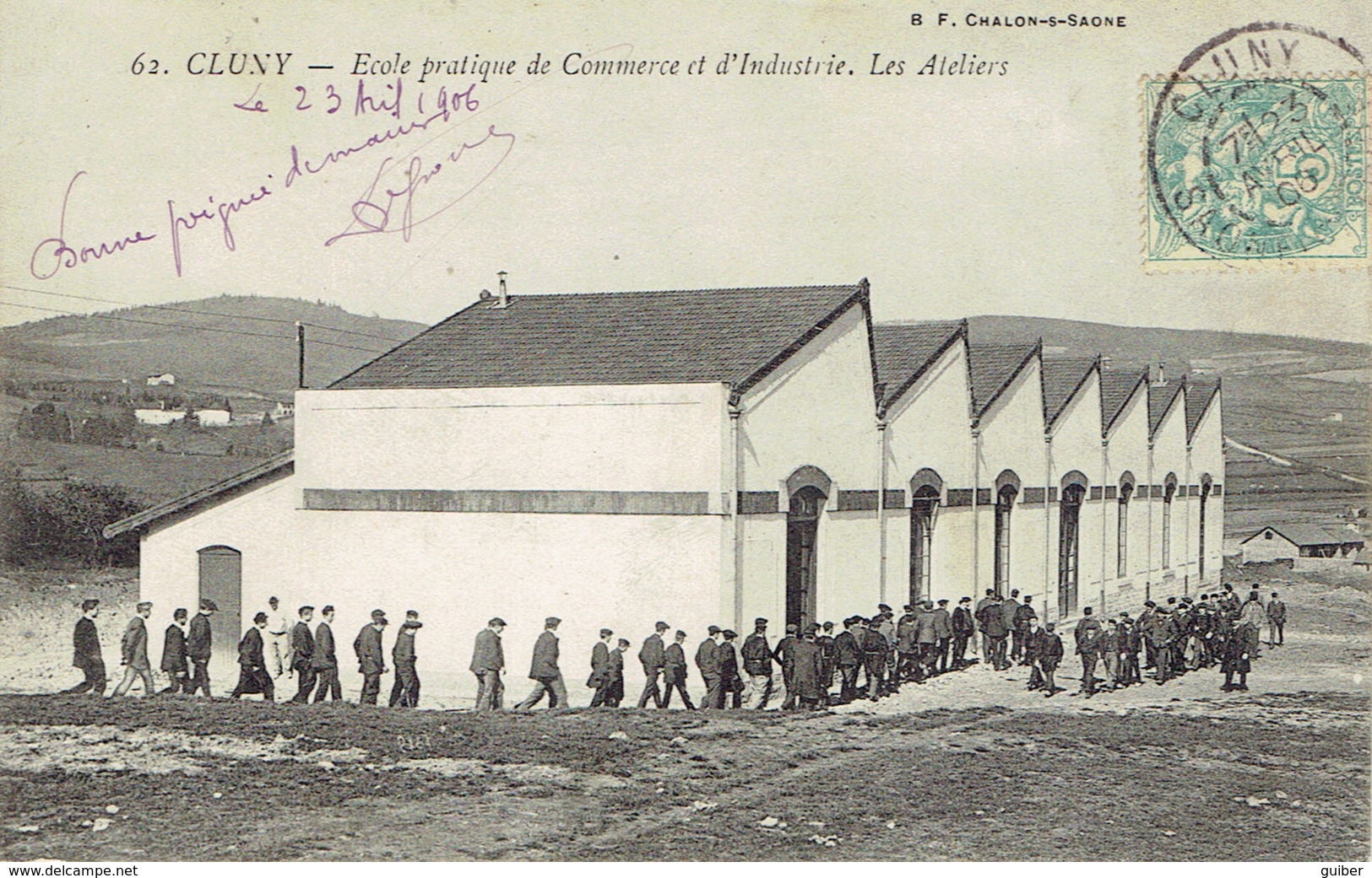 71  Cluny Ecole Pratique De Commerce Et D'industrie Les Ateliers Les éleves - Cluny