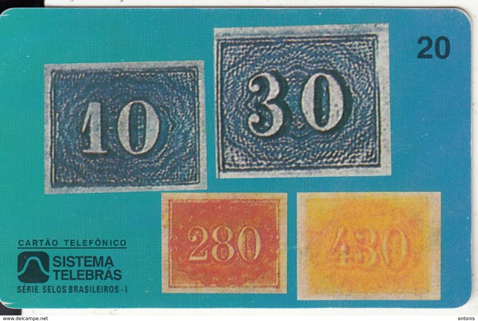 BRAZIL(Sistema Telebras) - Stamps, 05/97, Used - Francobolli & Monete
