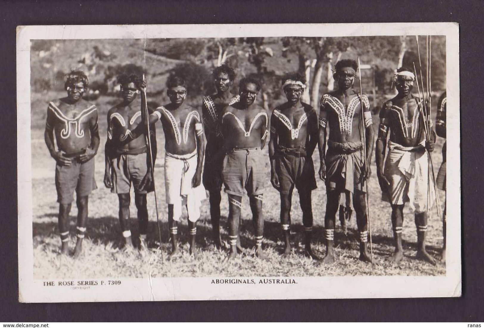 CPA Australie Australia Aborigène Circulé Voir Scan Du Dos - Aborigènes