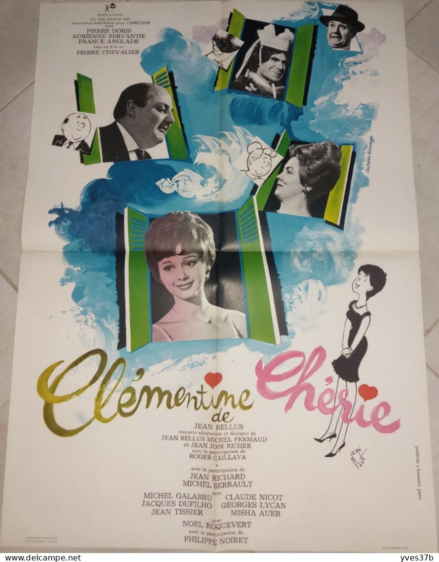 "Clémentine Chérie" Pierre Doris, A. Servantie...1964 - Affiche 80x114 - TTB - Plakate & Poster