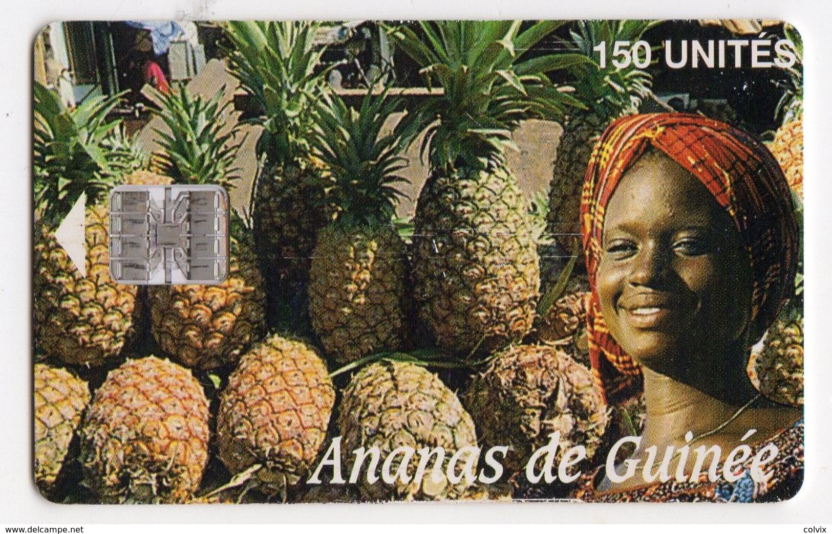 GUINEE TELECARTE REF MV CARDS GUI-15  ANANAS DE GUINEE - Guinea