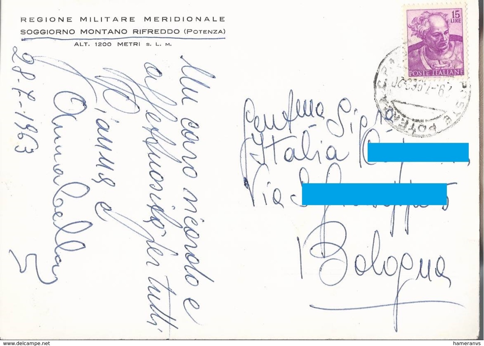 Regione Militare Meridionale - Soggiorno Montano Rifreddo - Potenza - H4127 - Potenza