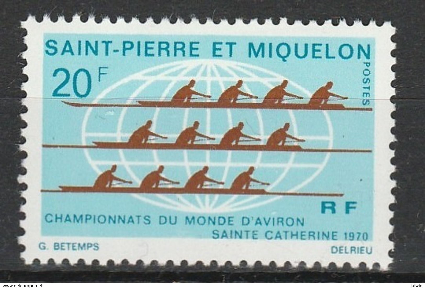 SAINT PIERRE ET MIQUELON 1970 YT N° 405 ** - Unused Stamps