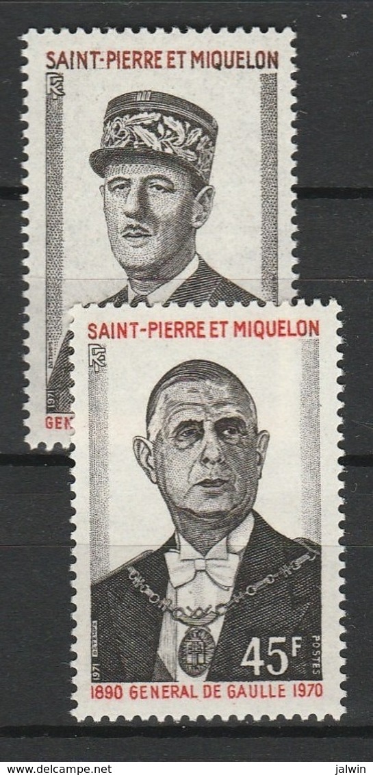 SAINT PIERRE ET MIQUELON 1971 YT N° 419 Et 420 ** - Neufs