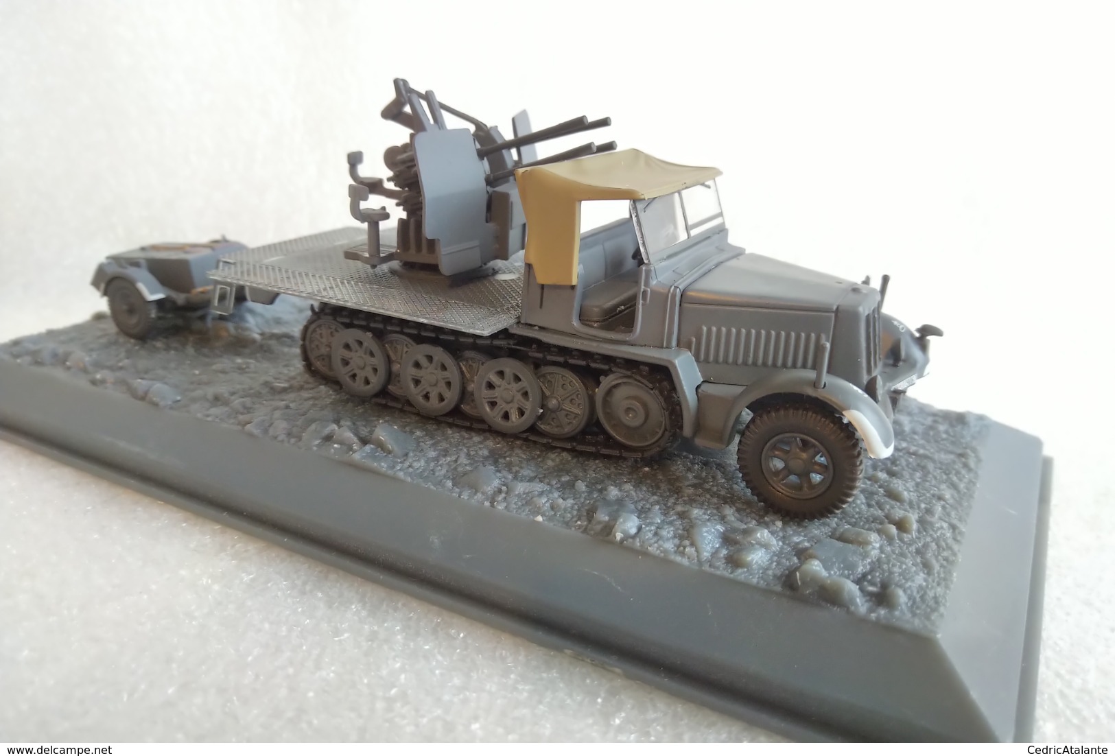 Miniature Militaire 1/72 - Autochenille SdKfz 7/1 Flakvierling + Remorque Sd.Ah.51 - 24e Panzerdivision/URSS 1942 - Carri Armati