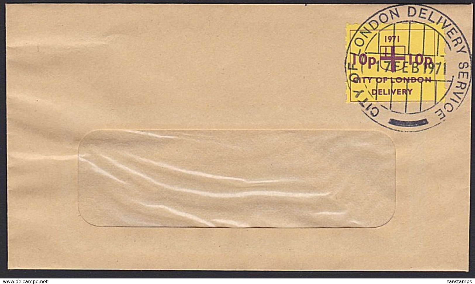 GB 1971 POSTAL STRIKE - City Of London Cover. - Local Issues