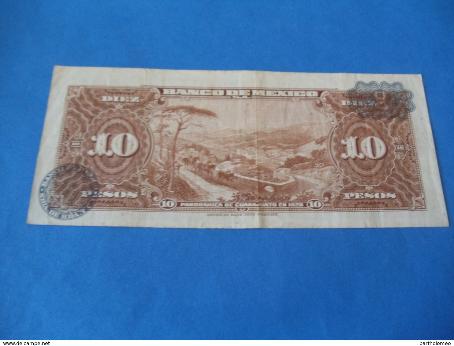 Billet 10 Pesos 1963 , Mexique - Mexique