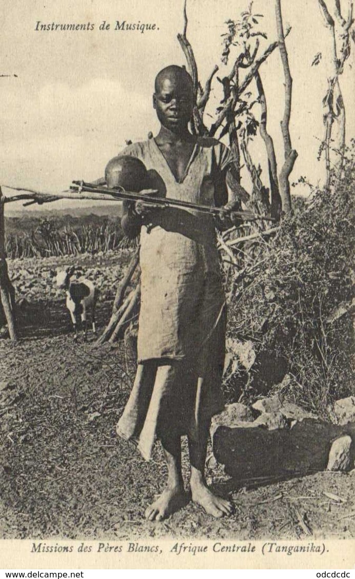 Missions Des Pères Blancs Afrique Centrale (Tanganika) Instrument De Musique   RV - Tanzanía