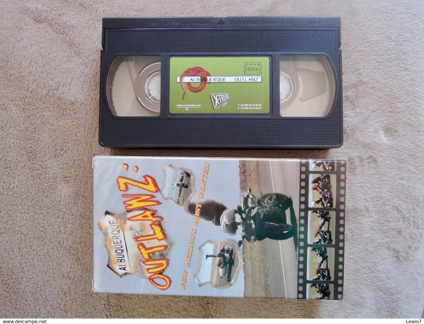 Cassette VIDEO "ALBUQUERQUE OUTLAWZ" - Action, Aventure