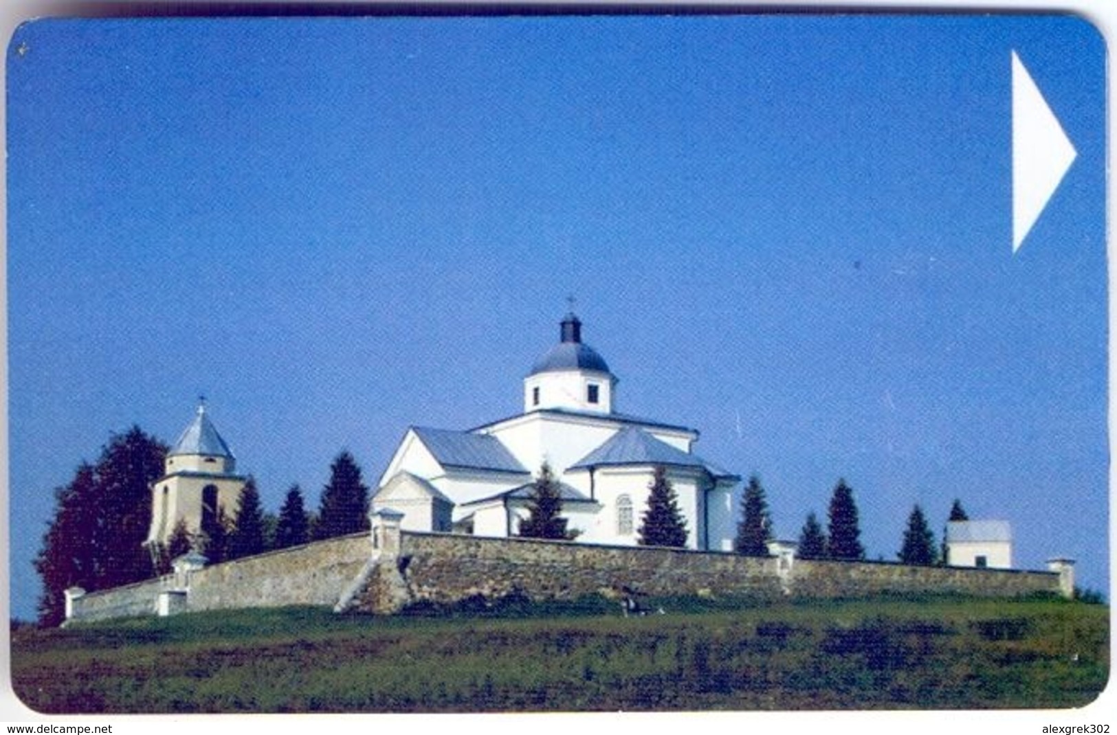 Used Phone Cards Belarus Podlabenje. Church Of Santa Maria 90 ED. - Belarus
