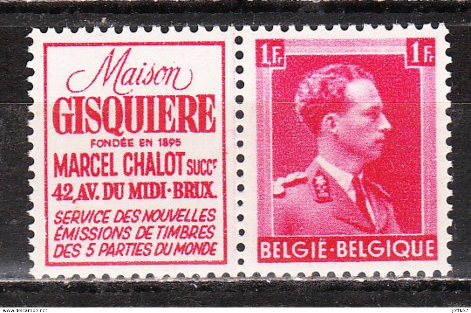PU149**  Leopold III Col Ouvert - Gisquière - MNH** - LOOK!!!! - Autres & Non Classés