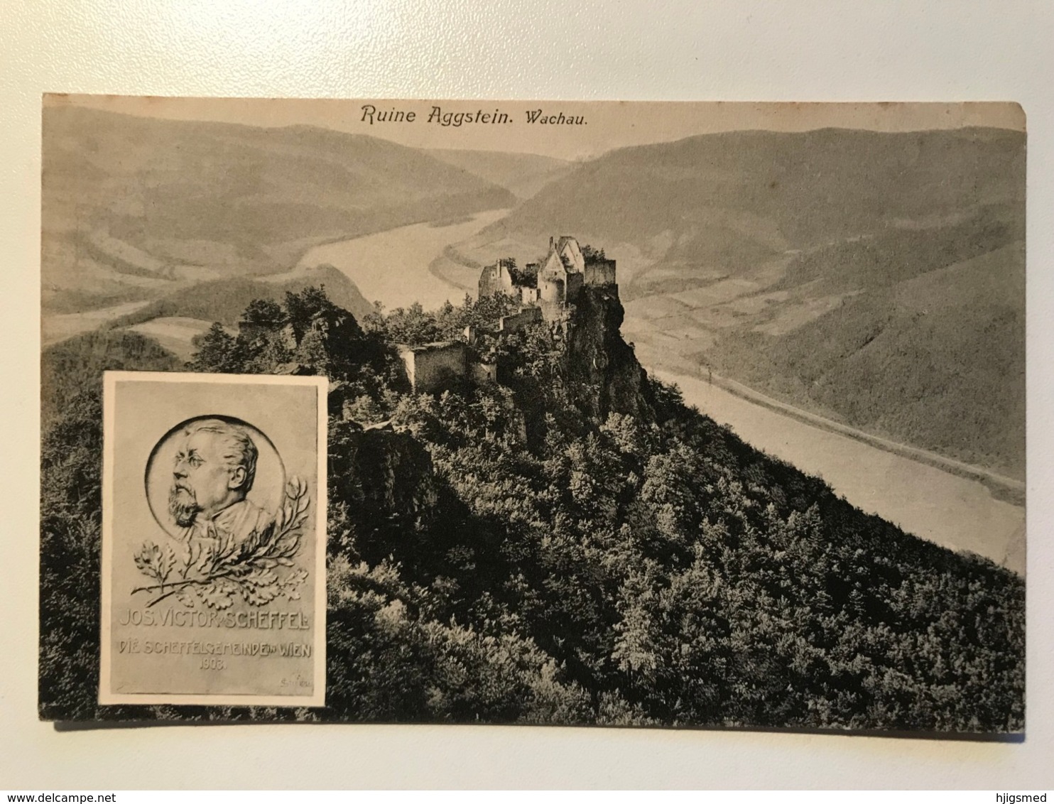 Austria Österreich Wachau Ruine Aggstein Ruins Josef Victor Scheffel Wien 11679 Post Card Postkarte POSTCARD - Wachau