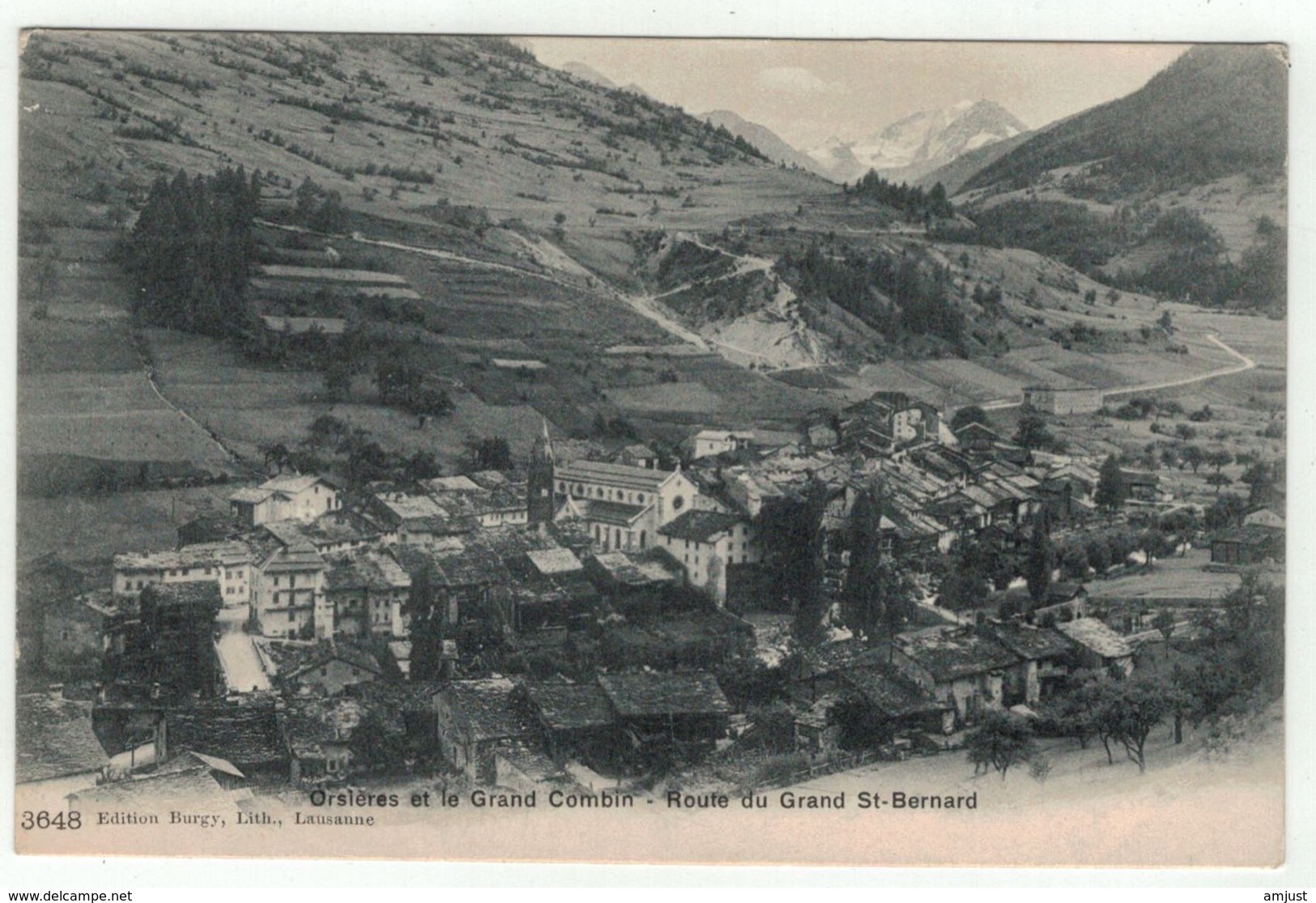 Suisse // Schweiz // Switzerland //  Valais //  Orsières Et Le Grand Combin - Orsières